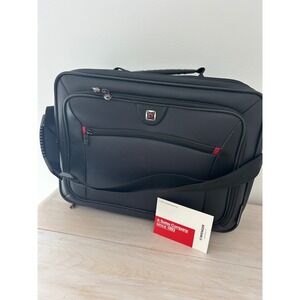 Wenger Swiss Army Laptop Briefcase Black Checkpoint Friendly Messenger Bag
